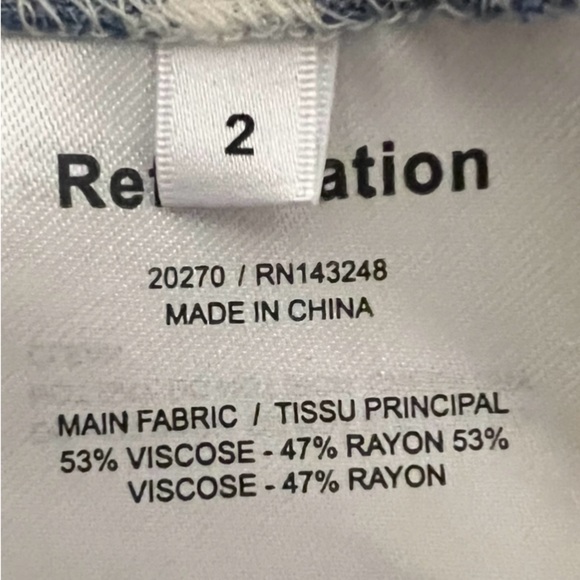 NWT Reformation Avian Mica Dress size 2. - Picture 3 of 4